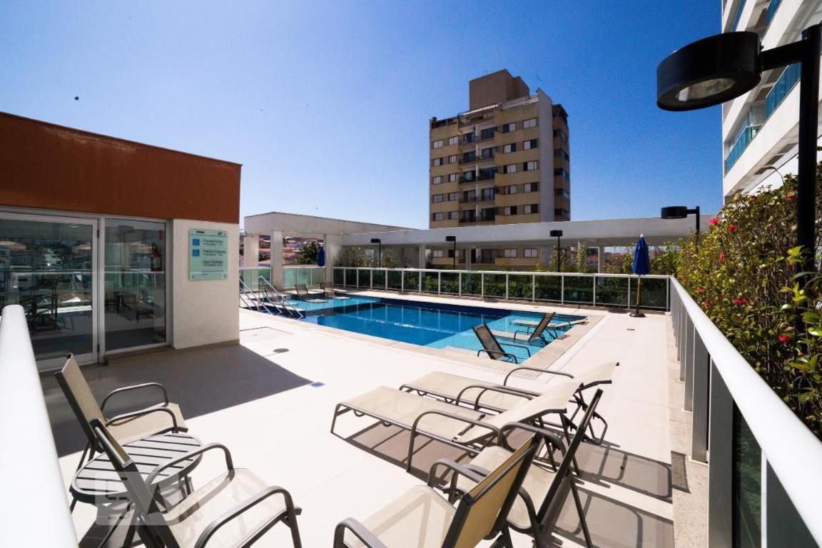 Loft com vista panorâmica para o aeroporto São Paulo Exterior foto