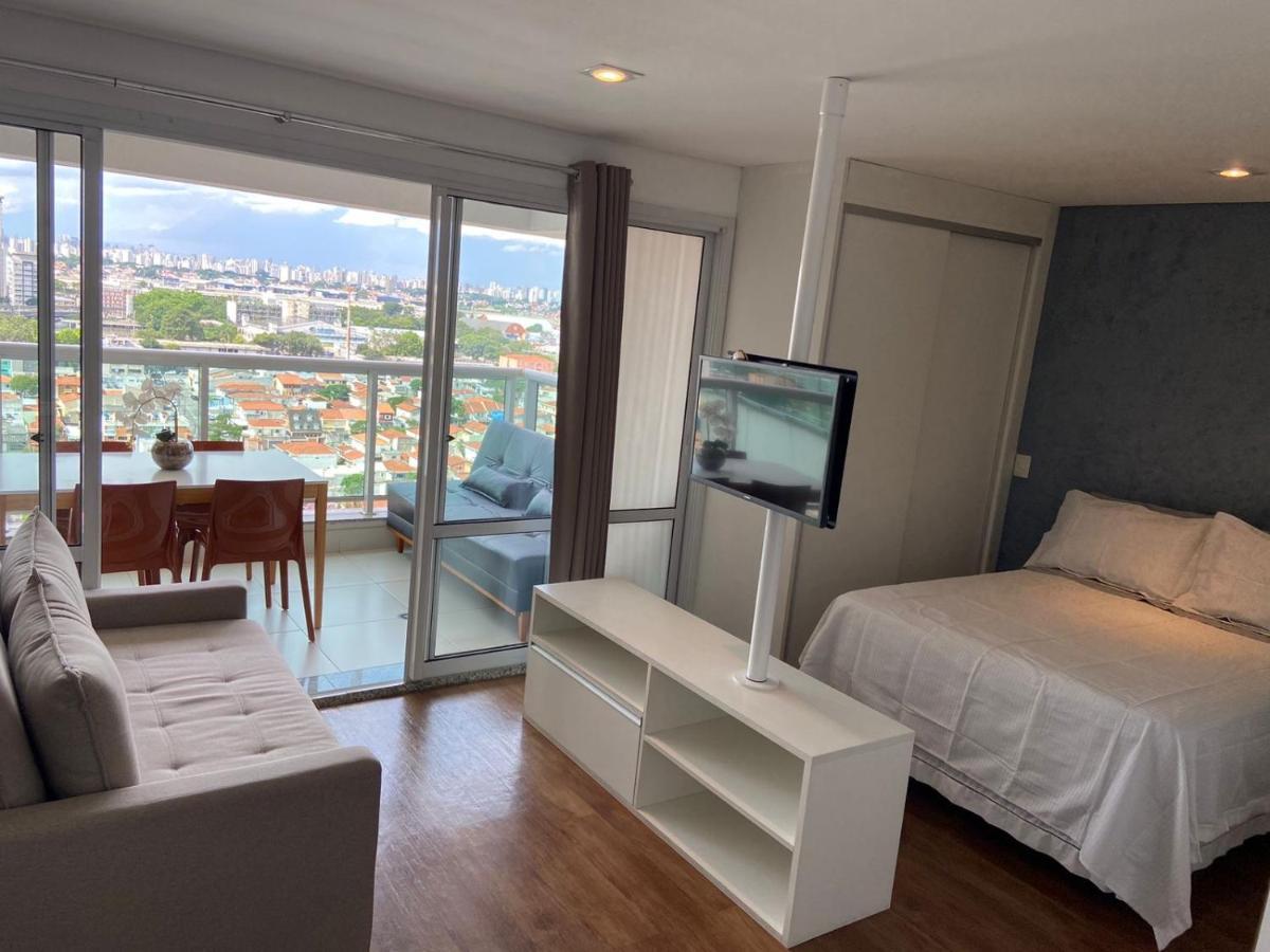 Loft com vista panorâmica para o aeroporto São Paulo Exterior foto